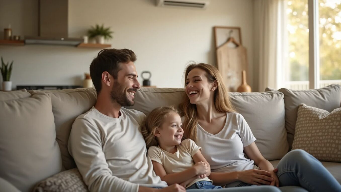 family enjoys summer inside because of excellent roof ventilation